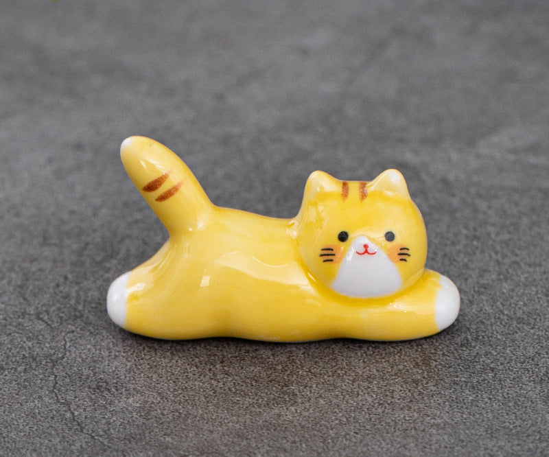 Gohobi Colourful Cat Chopstick Rest