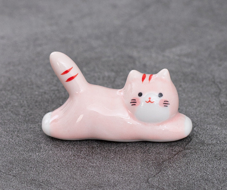 Gohobi Colourful Cat Chopstick Rest