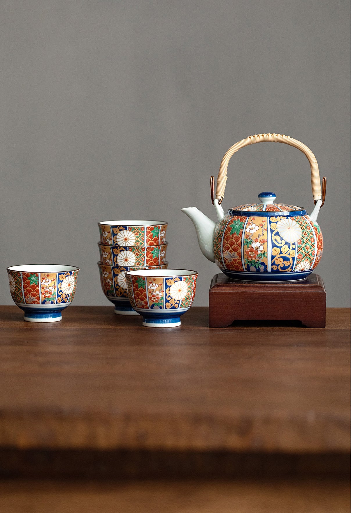 Gohobi Japanese Ancient Imari Tea Set