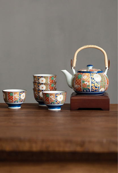 Gohobi Japanese Ancient Imari Tea Set