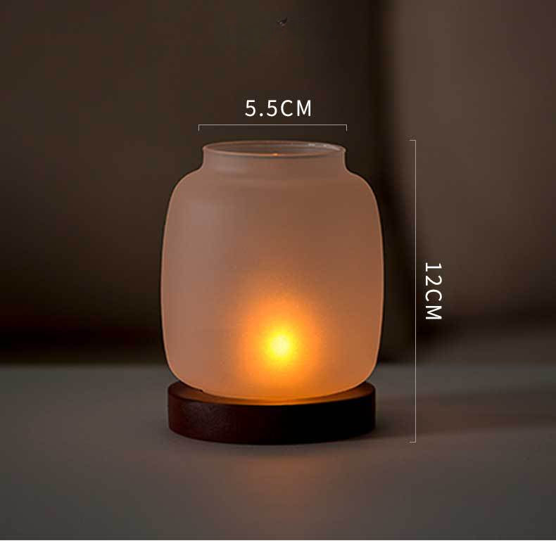 Gohobi Retro Zen Glass Candlelight Ornament