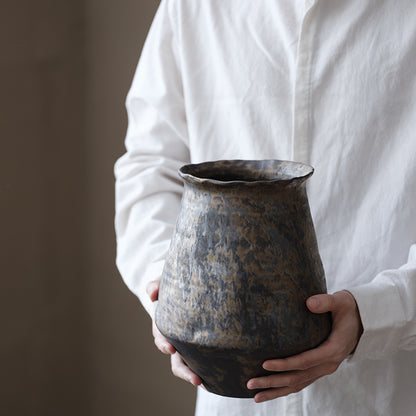 Grand vase fait main de style japonais Wabi Sabi Gohobi 003