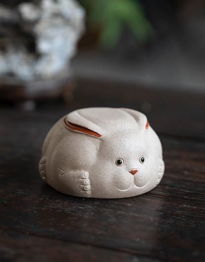 Gohobi Handmade Ceramic Rabbit Shape Tea Cup