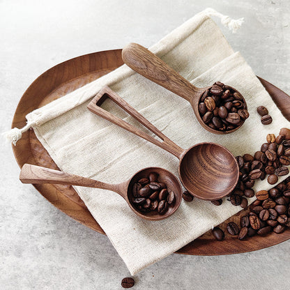 Gohobi Handmade Walnut Coffee Bean Measuring Spoon 008