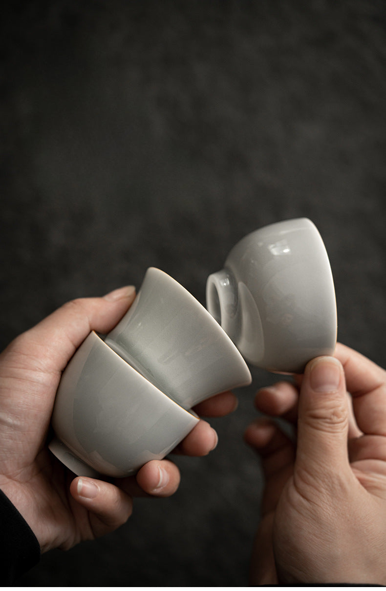 Gohobi Handmade Ice Grey Tea Cup