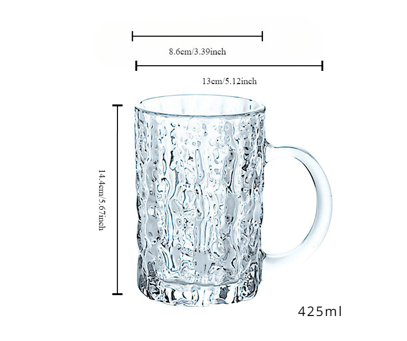 Gohobi Japanese Sasaki Crystal Beer Mug