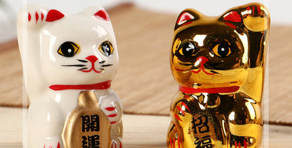 Gohobi Lucky Cat Ornament Set