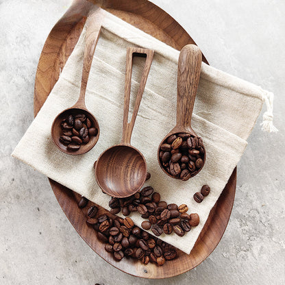 Gohobi Handmade Walnut Coffee Bean Measuring Spoon 008