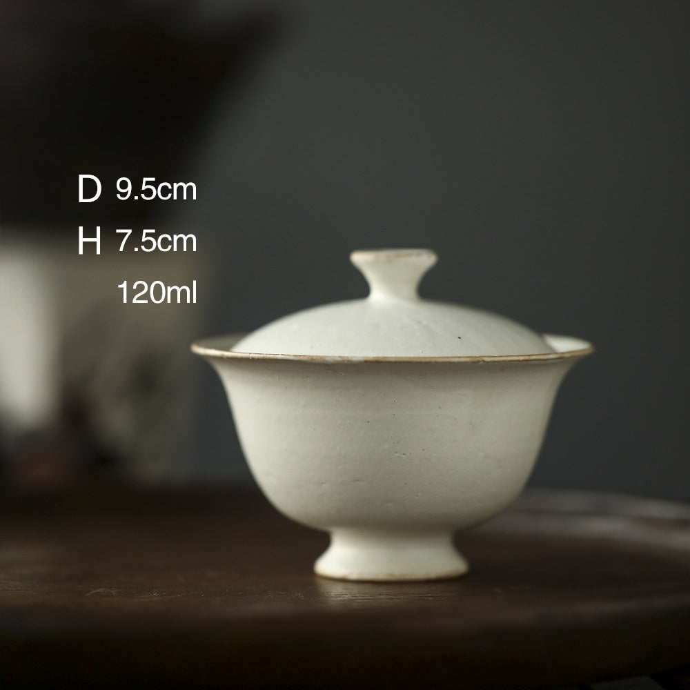 Gohobi Jingdezhen Artisan Japanese-Style High-Footed Gaiwan