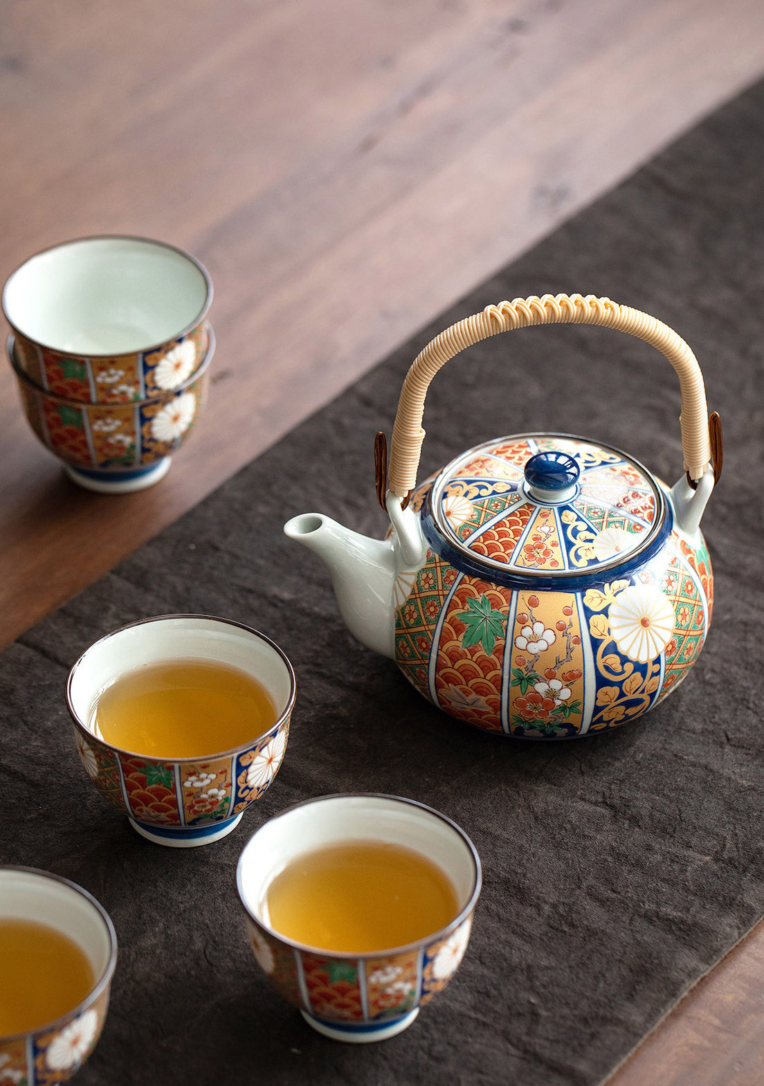 Gohobi Japanese Ancient Imari Tea Set