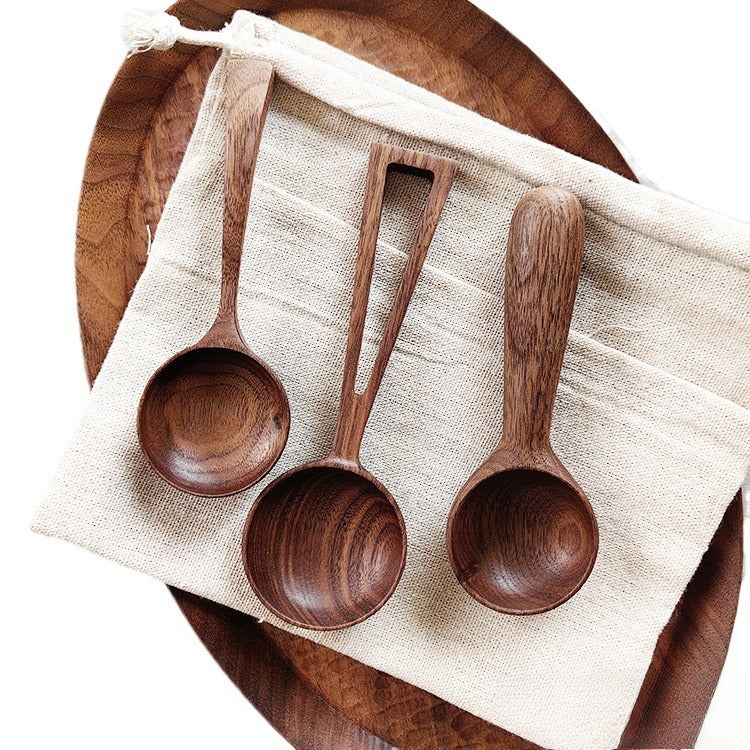 Gohobi Handmade Walnut Coffee Bean Measuring Spoon 008