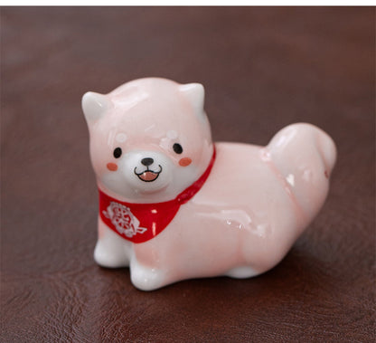 Gohobi Colourful Shiba Inu Dog Chopstick Rest