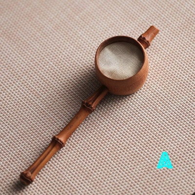 Gohobi Bamboo tea strainer Chinese Gongfu Tea Accessories Japanese Chado Wooden Tea Filters