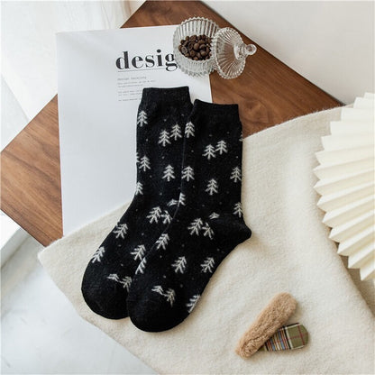 Tree wool socks Women Winter Socks gift