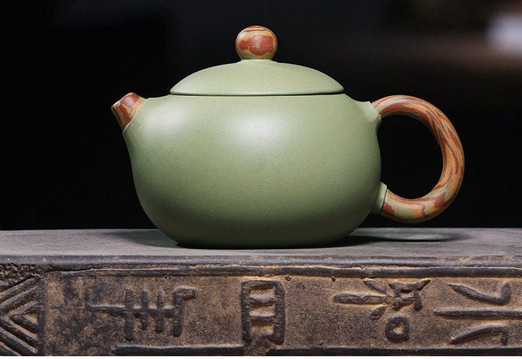 Genuime Handmade Green Clay Teapot Named order Classicality Best Gift For Kung Fu Tea Ceremony Ornaments For Home Decor