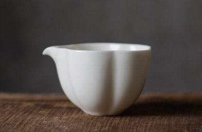 Gohobi Handmade ceramic tea cup Chinese Gongfu tea Japanese Teacup small green tea cup [White gloss collection]